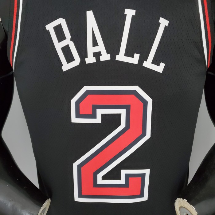 Lonzo Ball Chicago Bulls Swingman Jersey Black
