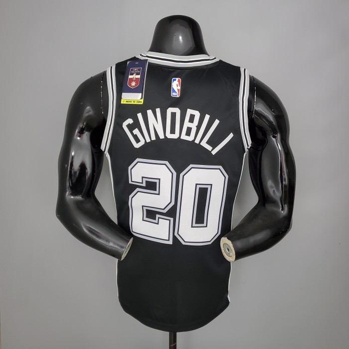 Manu Ginobili San Antonio Spurs Swingman Jersey White