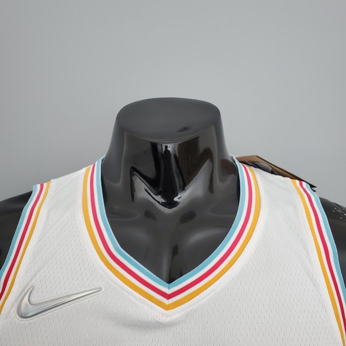 Dejounte Murray San Antonio Spurs 2022 City Edition Swingman Jersey White