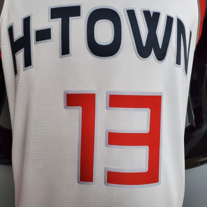 James Harden Houston Rockets City Edition Swingman Jersey White