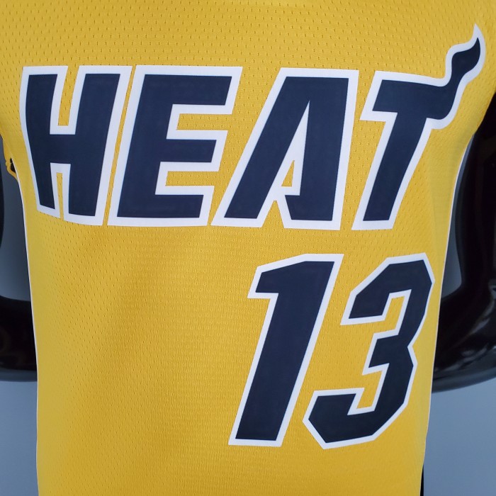 Bam Adebayo Miami Heat Bonus Edition Swingman Jersey Yellow