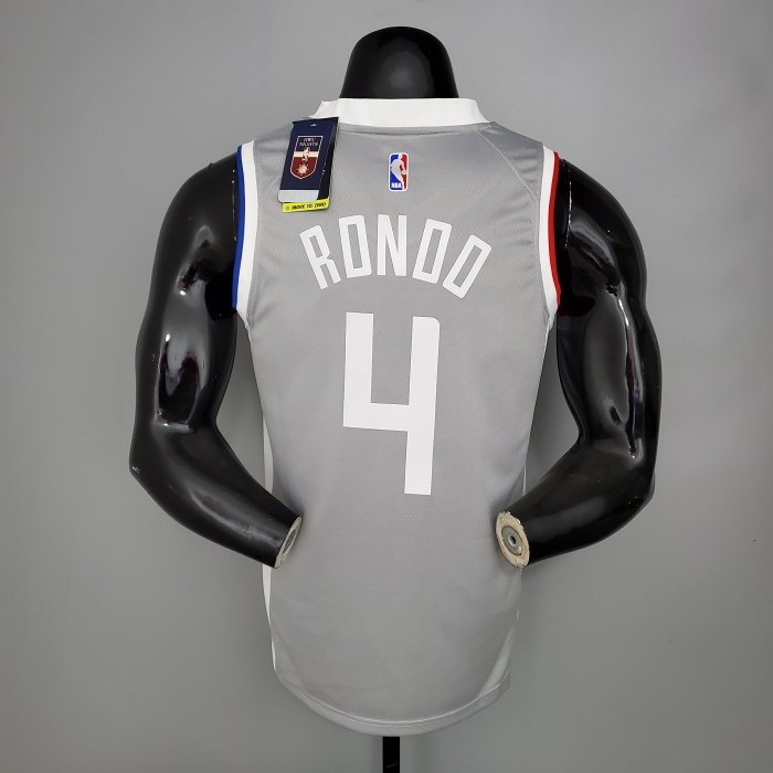 Rajon Rondo LA Clippers Bonus Edition Swingman Jersey Gray