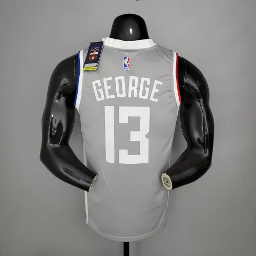 Paul George LA Clippers Bonus Edition Swingman Jersey Gray