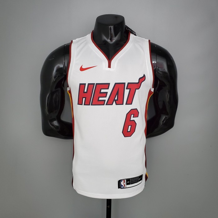 LeBron James Miami Heat Bonus Edition Swingman Jersey White