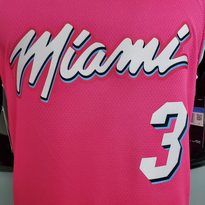 Dwyane Wade Miami Heat Swingman Jersey Pink