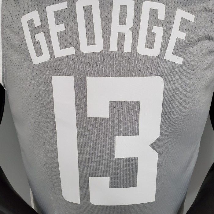 Paul George LA Clippers Bonus Edition Swingman Jersey Gray