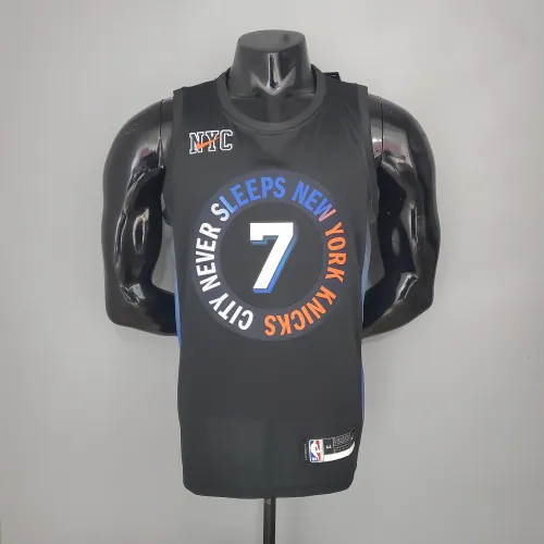 Carmelo Anthony New York Knicks City Edition Swingman Jersey Black