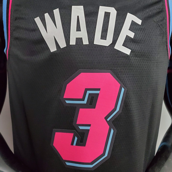 Dwyane Wade Miami Heat Swingman Jersey Black