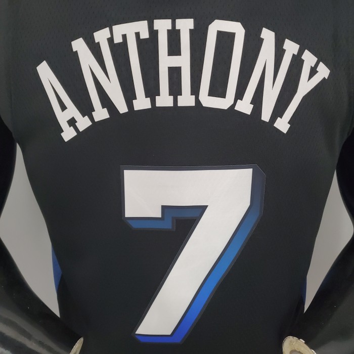 Carmelo Anthony New York Knicks City Edition Swingman Jersey Black