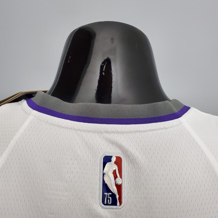 De'Aaron Fox Sacramento Kings 75th Anniversary Swingman Jersey White
