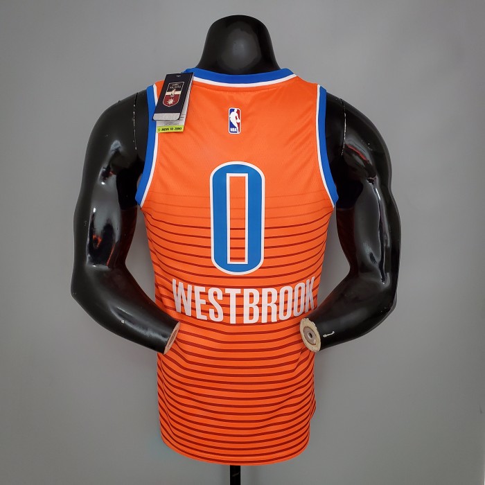 Russell Westbrook Oklahoma City Thunder Swingman Jersey Blue