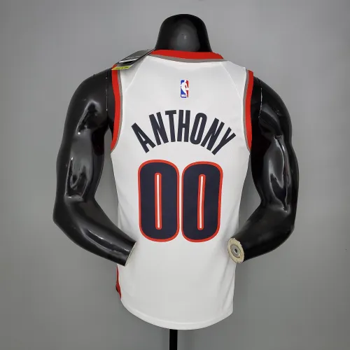 Carmelo Anthony Portland Trail Blazers Swingman Jersey White
