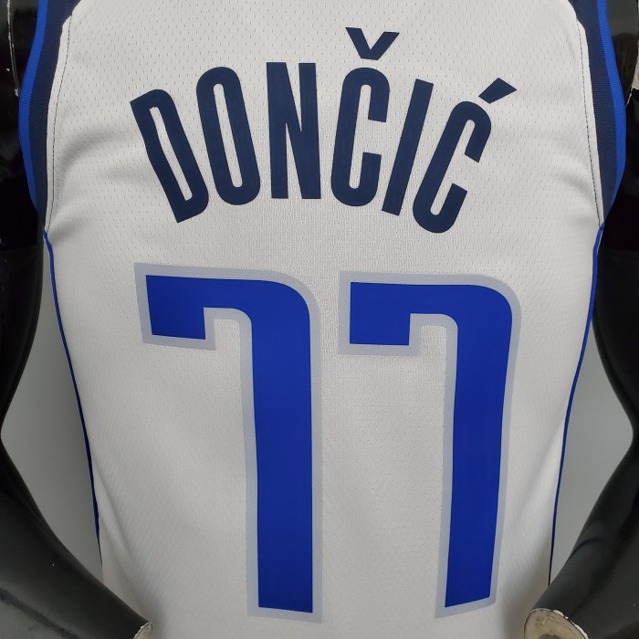 Luka Doncic Dallas Mavericks 75th Anniversary Swingman Jersey White