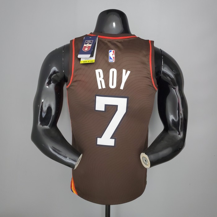 Brandon Roy Portland Trail Blazers 2021 City Edition Swingman Jersey Brown