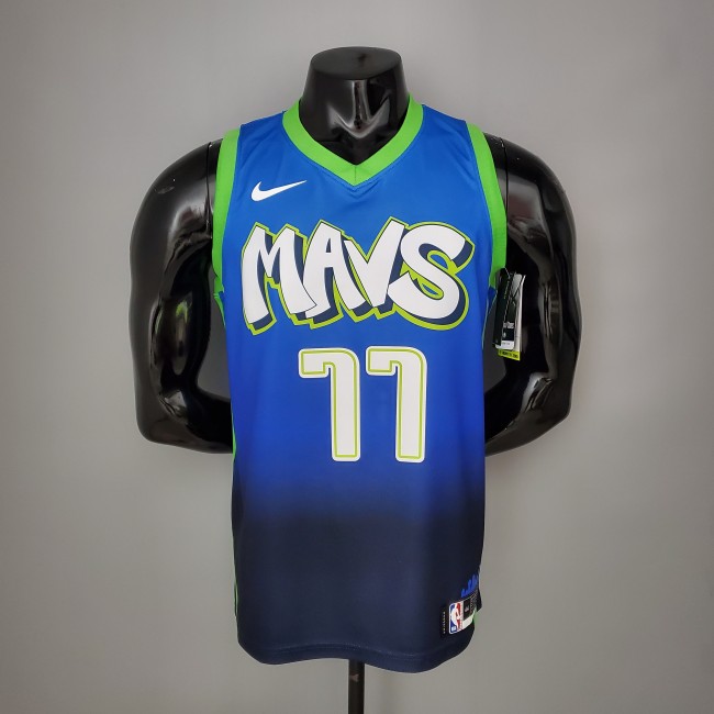 Luka Doncic Dallas Mavericks Swingman Jersey Blue Idol