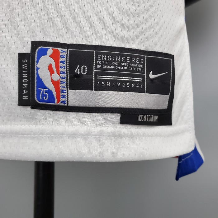 Cunningham Detroit Pistons 75th Anniversary Swingman Jersey White