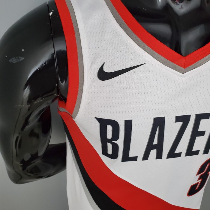 C.J. McCollum Portland Trail Blazers 2021 Swingman Jersey White