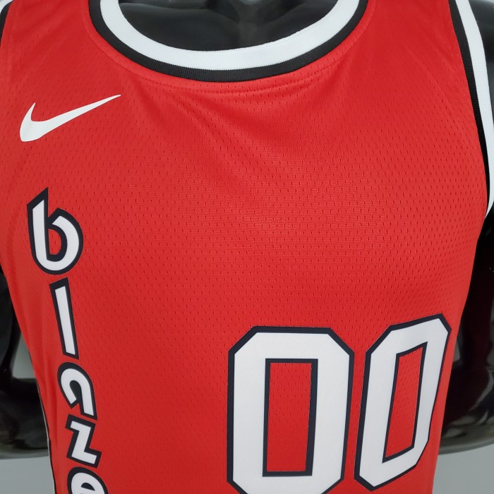 Carmelo Anthony Portland Trail Blazers Swingman Jersey Retro Red