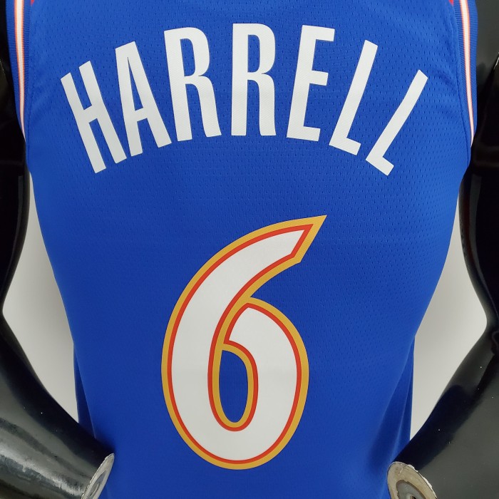 Montrezl Harrell Washington Wizards 2022 Talent City Edition Swingman Jersey Blue Red