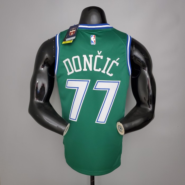Luka Doncic Dallas Mavericks Theme Limited Edition Swingman Jersey Retro Green