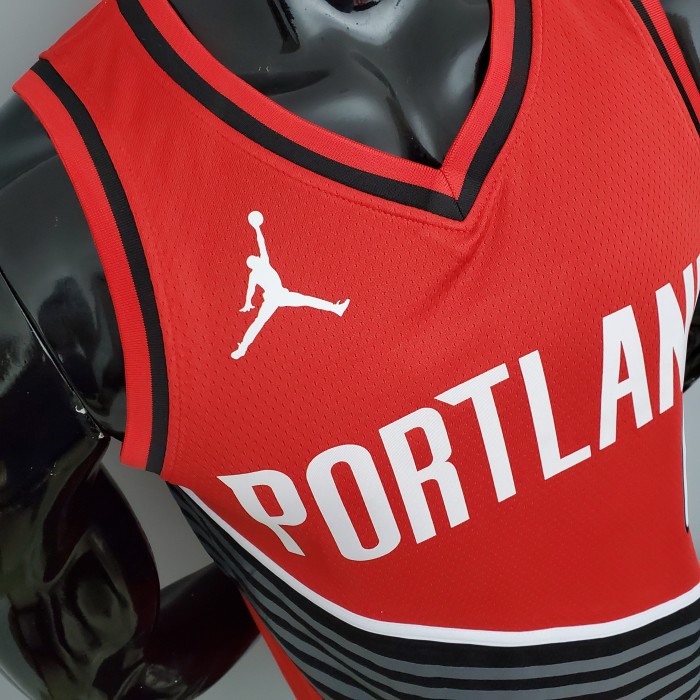 Damian Lillard Portland Trail Blazers Swingman Jersey Red