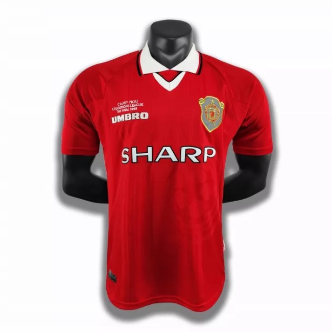 Manchester United Home Champions' League Final Retro Jersey 1999/00