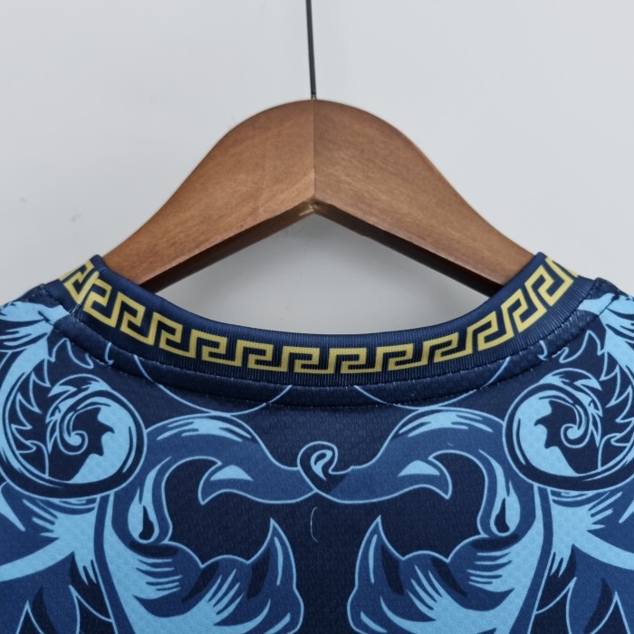 Italy x Versace Blue Man Jersey 2022