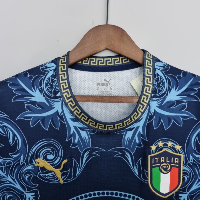 Italy x Versace Blue Man Jersey 2022