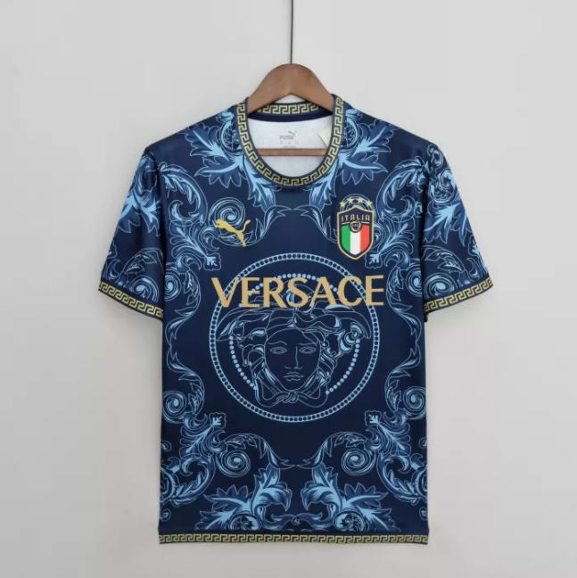 Italy x Versace Blue Man Jersey 2022