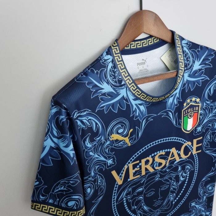 Italy x Versace Blue Man Jersey 2022