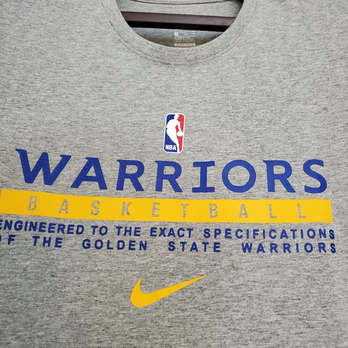 Golden State Warriors Casual T-shirt Gray