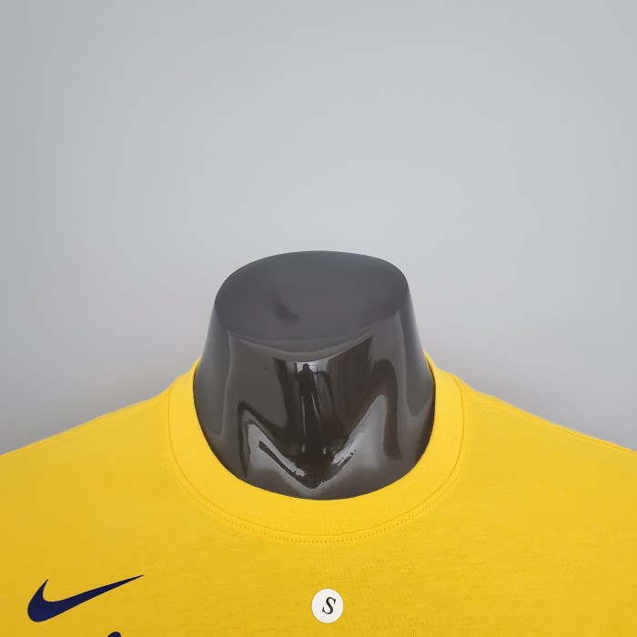 Stephen Curry Golden State Warriors Casual T-shirt Yellow