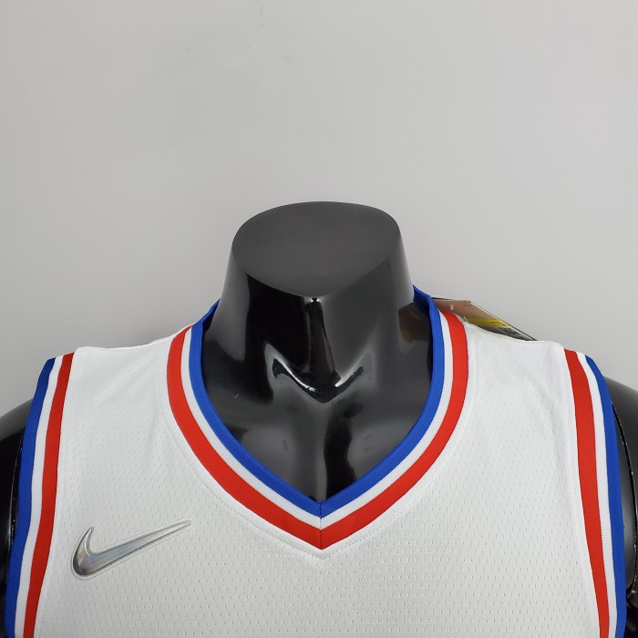 Tyrese Maxey Philadelphia 76ers 75th Anniversary Swingman Jersey White