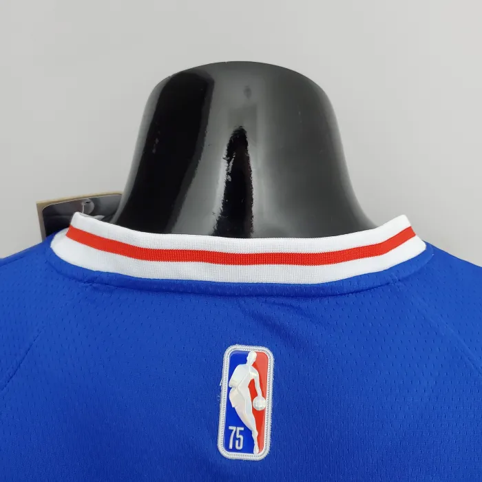 Allen Iverson Philadelphia 76ers 75th Anniversary Swingman Jersey Blue