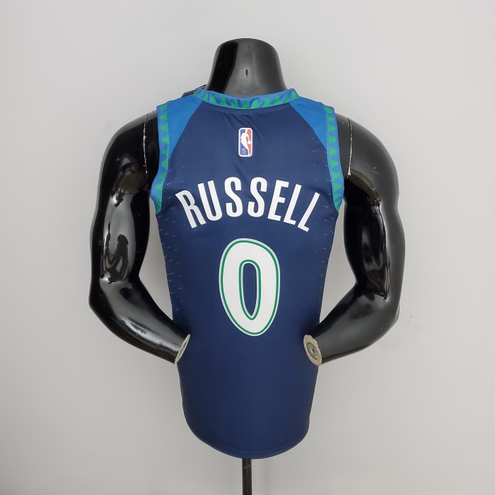 D'Angelo Russell Minnesota Timberwolves 75th Anniversary 2022 Swingman Jersey Blue