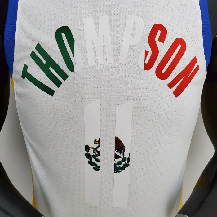 Klay Thompson Golden State Warriors 75th Anniversary Swingman Jersey Mexico Edition White