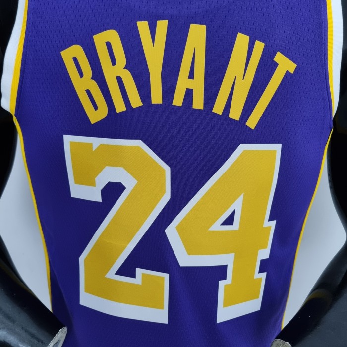 Kobe Bryant Los Angeles Lakers 75th Anniversary Swingman Jersey Purple