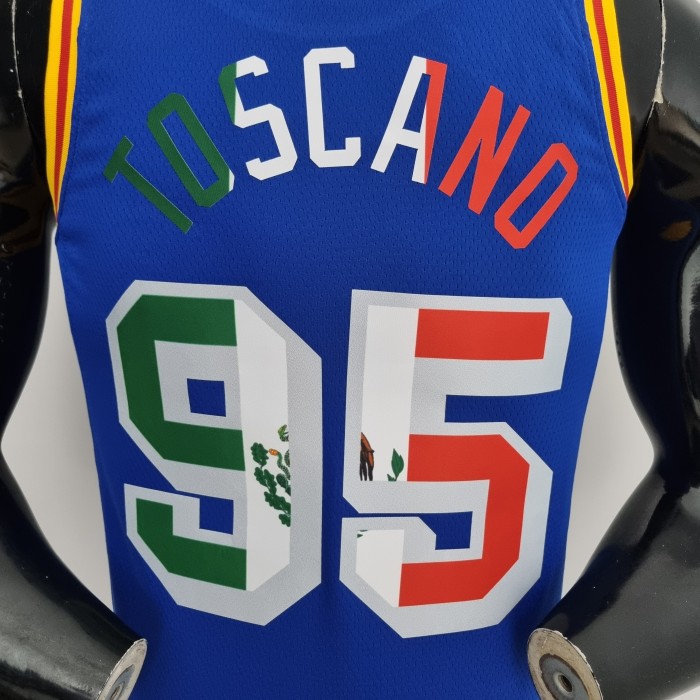 Juan Toscano-Anderson Golden State Warriors Swingman Jersey Mexico Exclusive Blue