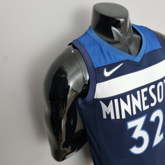 Karl-Anthony Towns Minnesota Timberwolves 75th Anniversary 2022 Swingman Jersey Royal Blue