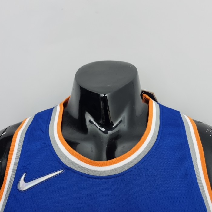 Carmelo Anthony New York Knicks 75th Anniversary Swingman Jersey Blue