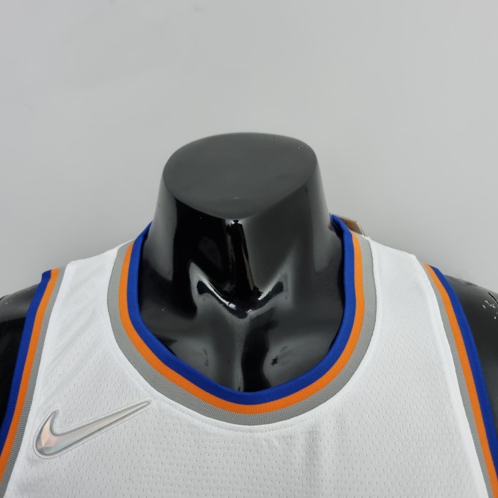 Derrick Rose New York Knicks 75th Anniversary Swingman Jersey White