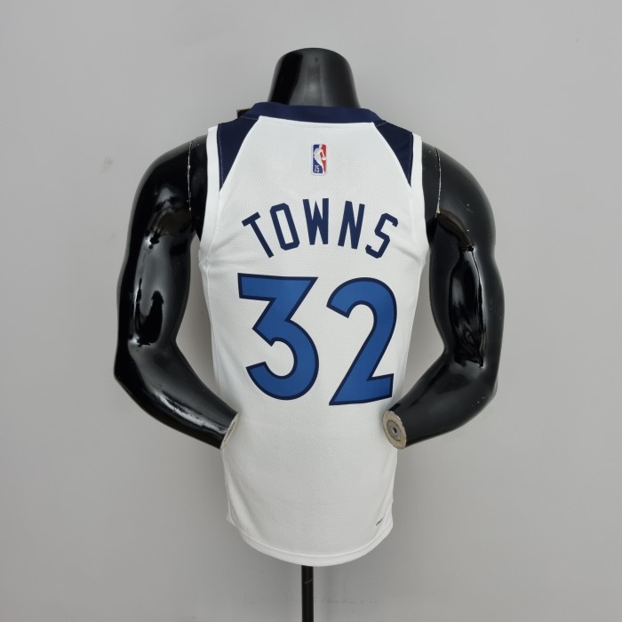 Karl-Anthony Towns Minnesota Timberwolves 75th Anniversary 2022 Swingman Jersey White