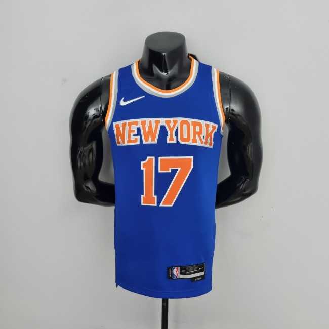 Jeremy Lin New York Knicks 75th Anniversary Swingman Jersey Blue