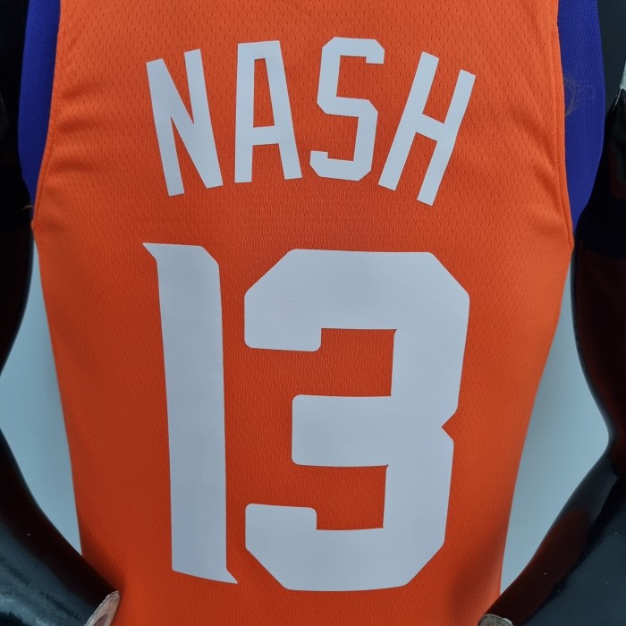 Steve Nash Phoenix Suns 75th Anniversary Swingman Jersey Orange