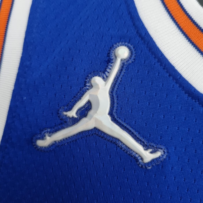 Derrick Rose New York Knicks 75th Anniversary Swingman Jersey Blue