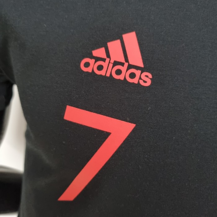 Ronaldo Manchester United Casual T-shirt Black