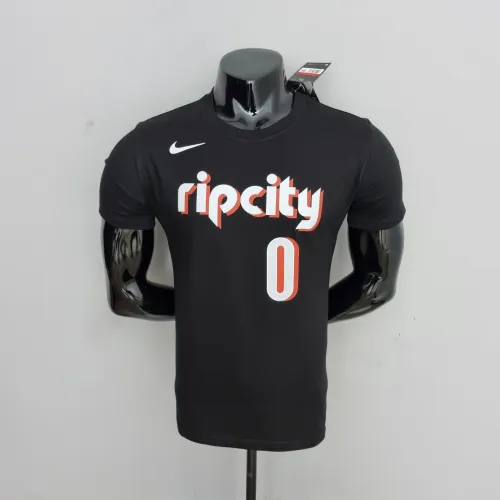 Damian Lillard Portland Trail Blazers Casual T-shirt Black