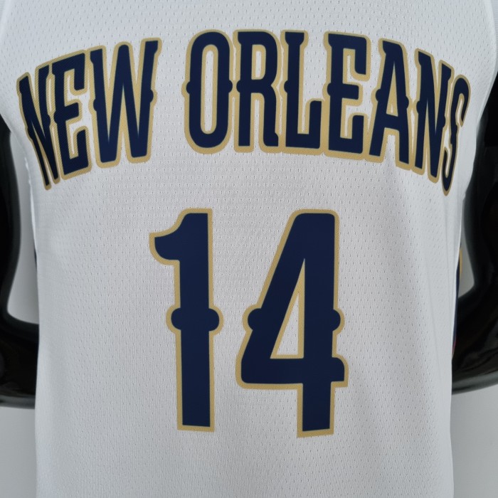 Brandon Ingram New Orleans Pelicans 75th Anniversary Swingman Jersey White