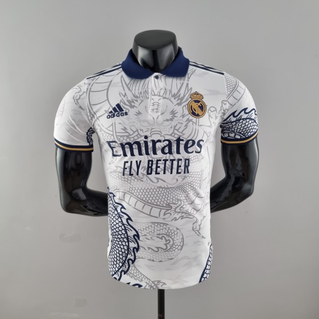 Real Madrid Chinese Dragon White Player Jersey 22/23