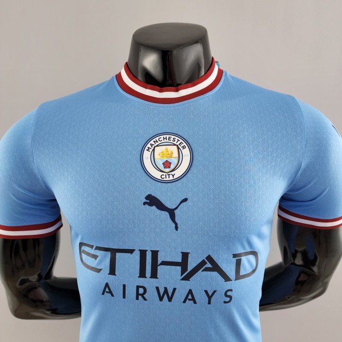 Manchester City Home Player Jersey 22/23